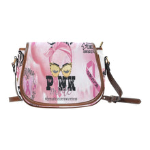 Load image into Gallery viewer, Breast Cancer Awareness Saddle Bag/Large (Model 1649)