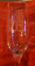 Load image into Gallery viewer, Custom Etched Stemmed Wine Glasses