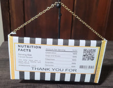 Load image into Gallery viewer, FULLY ASSEMBLED Chocolate Clutch, Party Favor, Clutch Purse