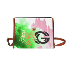 Load image into Gallery viewer, BG Wolf Waterproof Canvas Bag-Brown (All Over Print) (Model 1641)