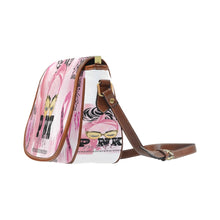 Load image into Gallery viewer, Breast Cancer Awareness Saddle Bag/Large (Model 1649)