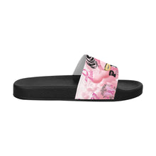 Load image into Gallery viewer, Breast Cancer Slides Women's Slide Sandals (Model 057)