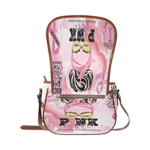 Load image into Gallery viewer, Breast Cancer Awareness Saddle Bag/Large (Model 1649)
