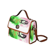 Load image into Gallery viewer, BG Wolf Waterproof Canvas Bag-Brown (All Over Print) (Model 1641)