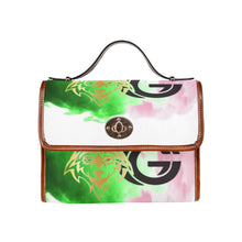 Load image into Gallery viewer, BG Wolf Waterproof Canvas Bag-Brown (All Over Print) (Model 1641)