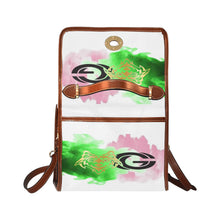 Load image into Gallery viewer, BG Wolf Waterproof Canvas Bag-Brown (All Over Print) (Model 1641)