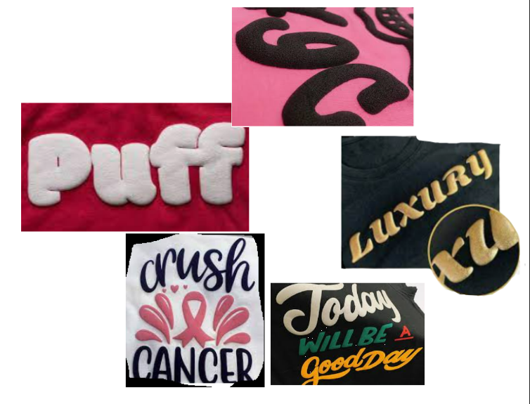 Puff Vinyl Design Children Shirts – ZebraRed Custom Design