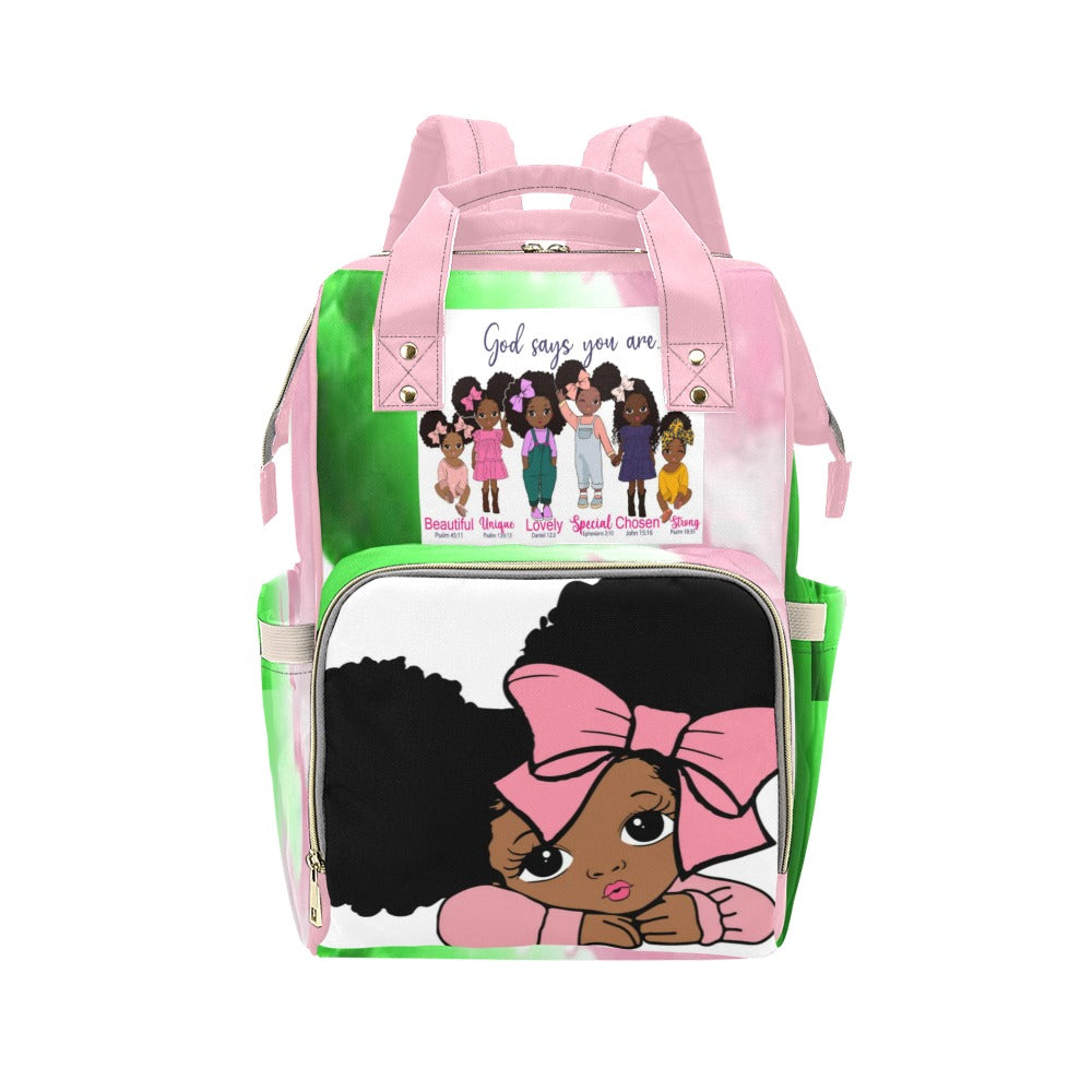 Baby Girl diaper bag Multi-Function Diaper Backpack/Diaper Bag (Model 1688)