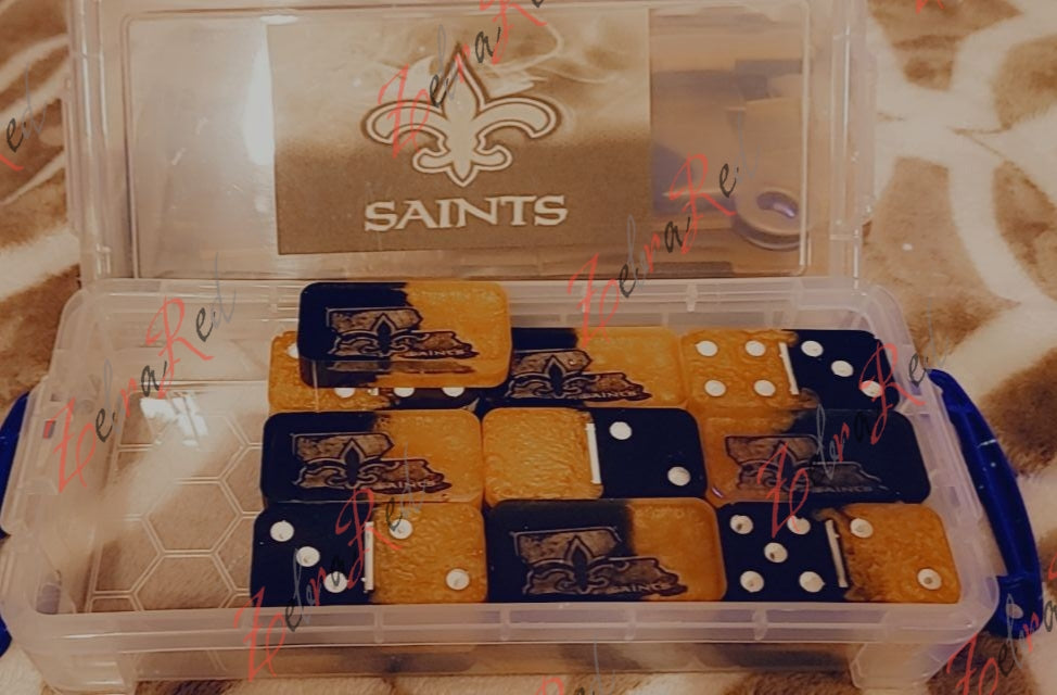 Saints Rolling Tray/New Orleans Saints Fan/New Orleans Saints Gift Set  Rolling Tray Set